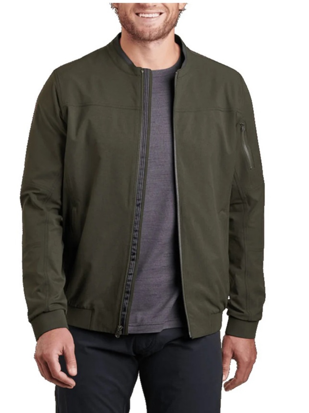 KUHL Men’s Dark Forest Silencr Bomber 
Size Large Excellent Condicion